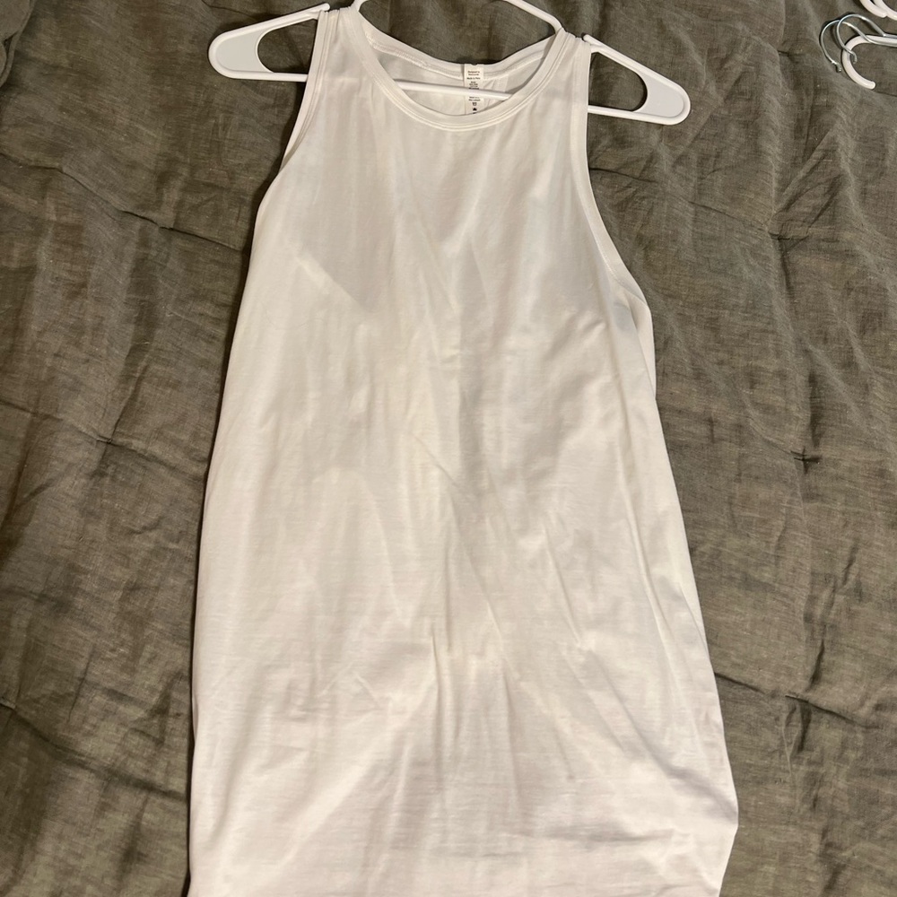 All tied up tank white